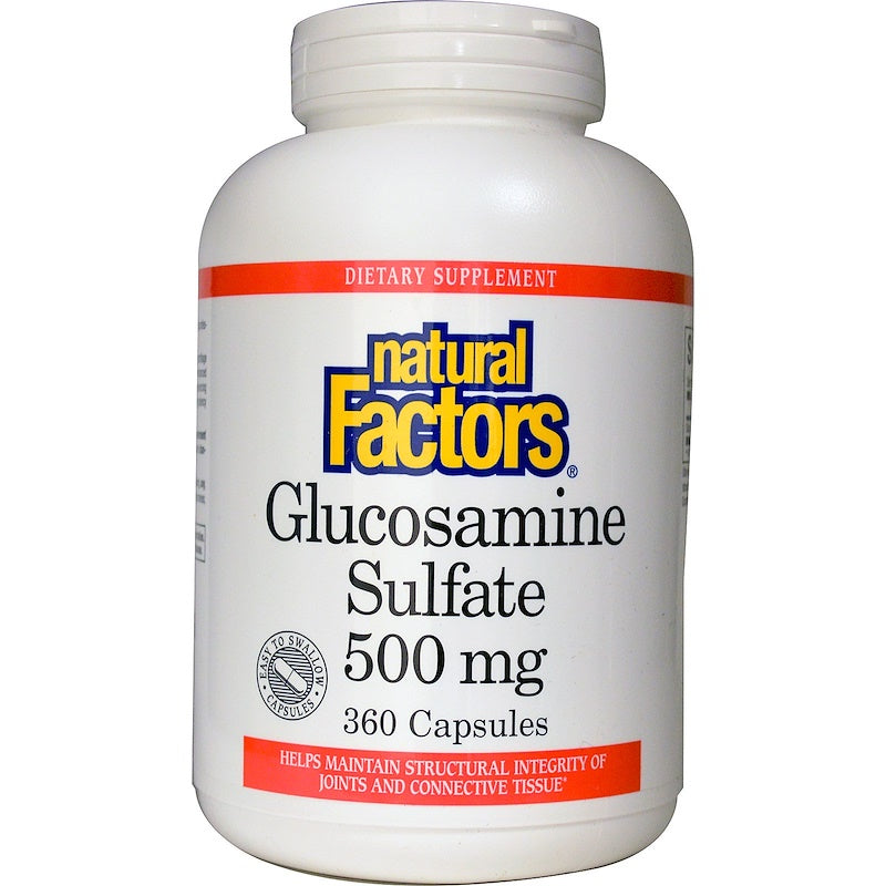 Natural Factors Glucosamine Sulfate 500 Mg, 360 Capsules