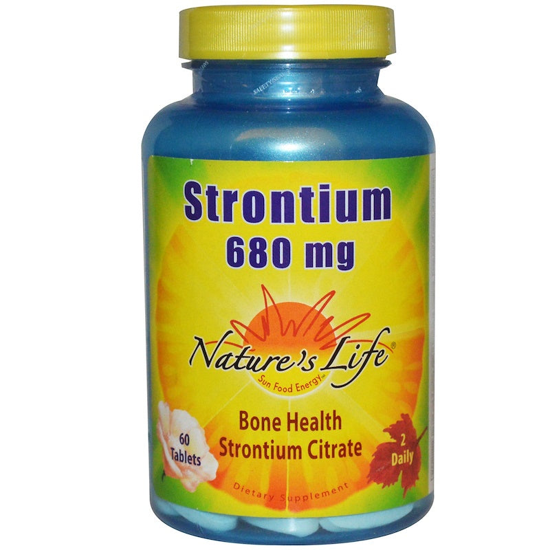 Nature's Life Strontium 680 Mg, 60 Tablets